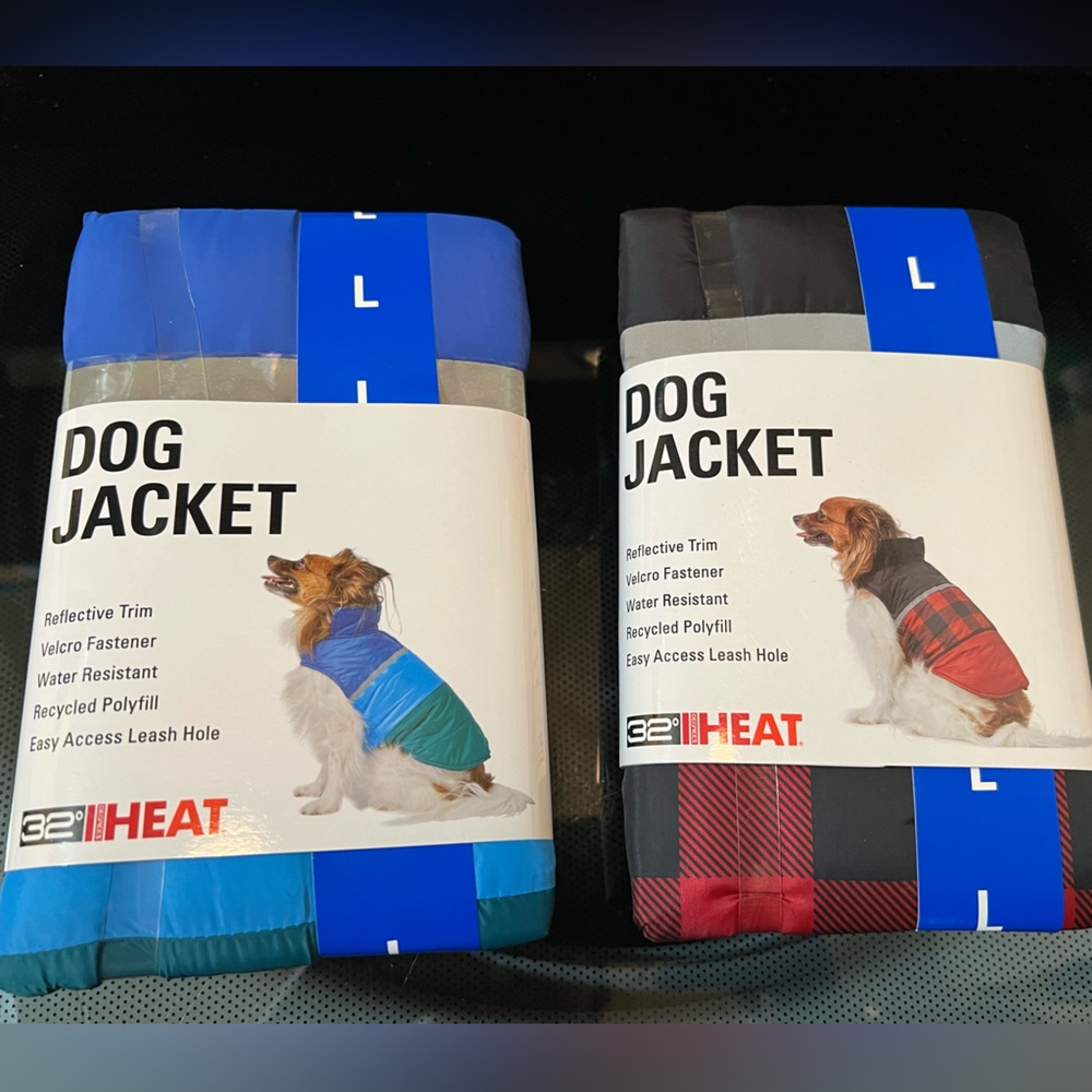 Two dog coats!